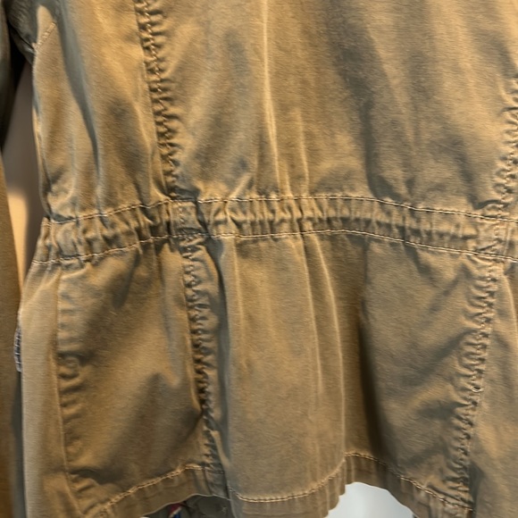 Hollister Army Green tie waist jacket - Picture 7 of 14